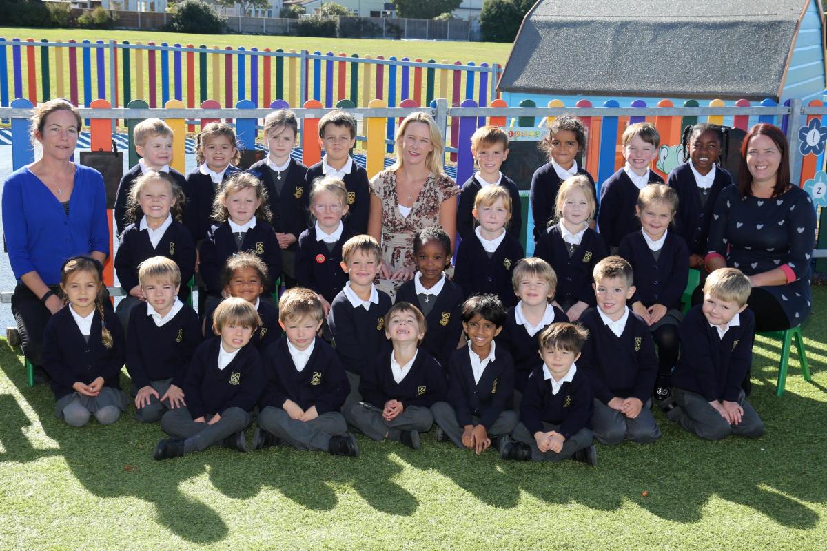 Reception children at St Peter's Academy 