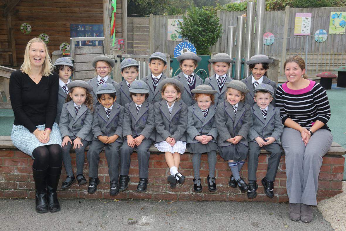 Reception children at Talbot House Preparatory School