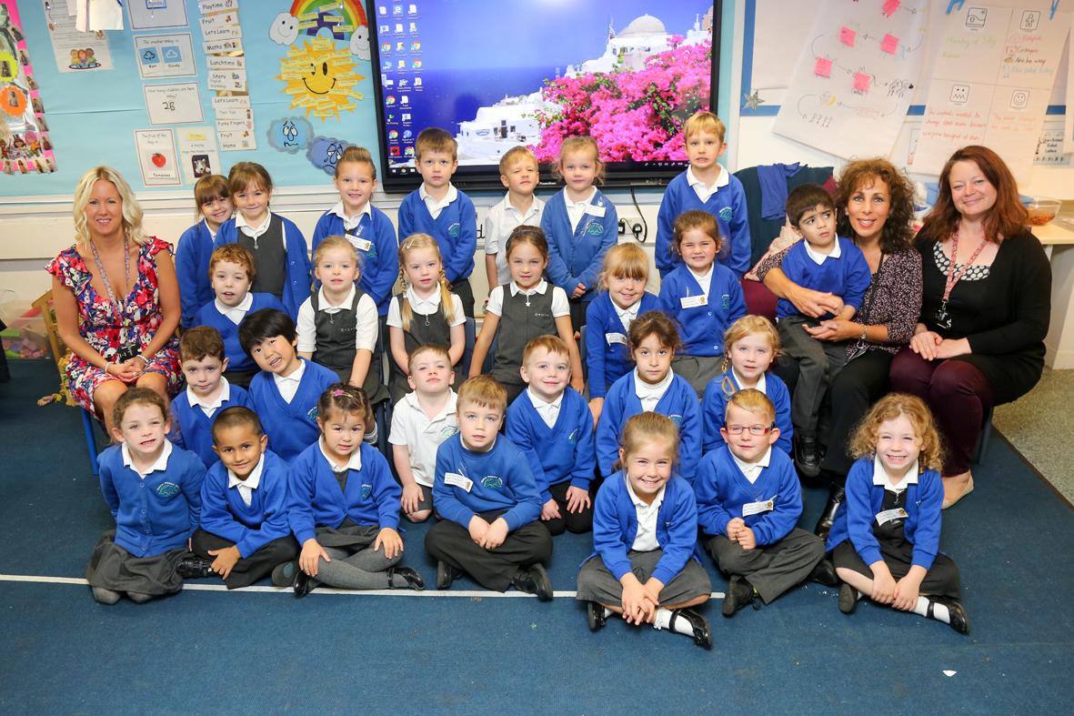Reception children  at Winton Primary School 
