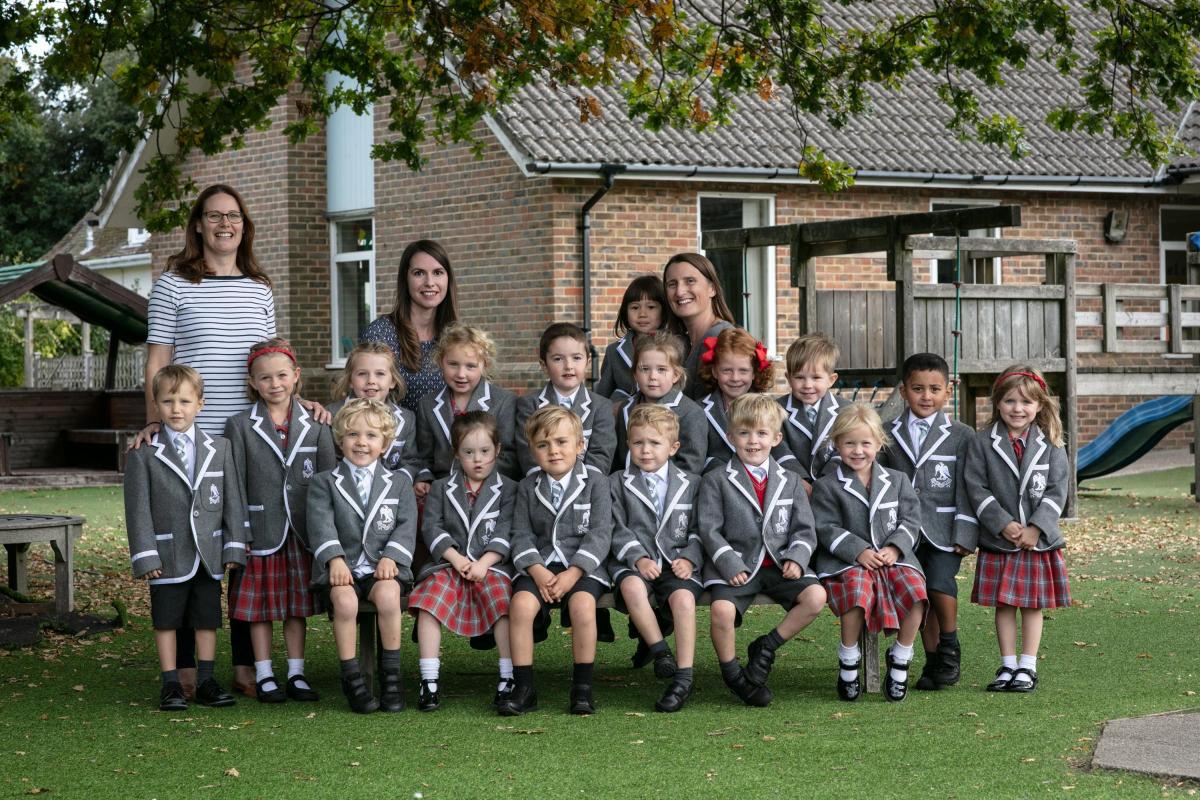 Reception year pupils at Durlston Court School with, left to right, Teacher Karen Webb, Teacher Helen Blakey and TA Sarah Rosher. This photo has been submitted and is not available to buy through the Daily Echo