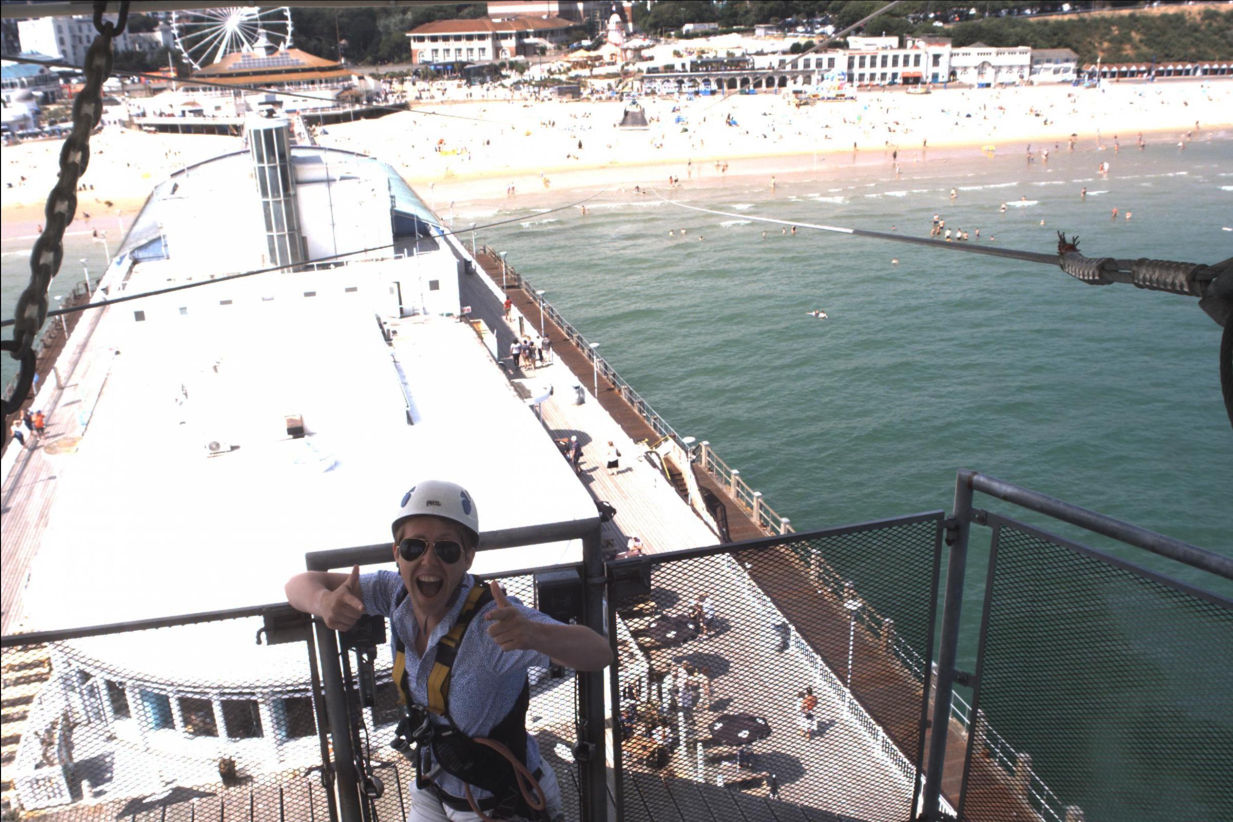 Now you can get a ‘selfie’ taken on Bournemouth’s zipwire