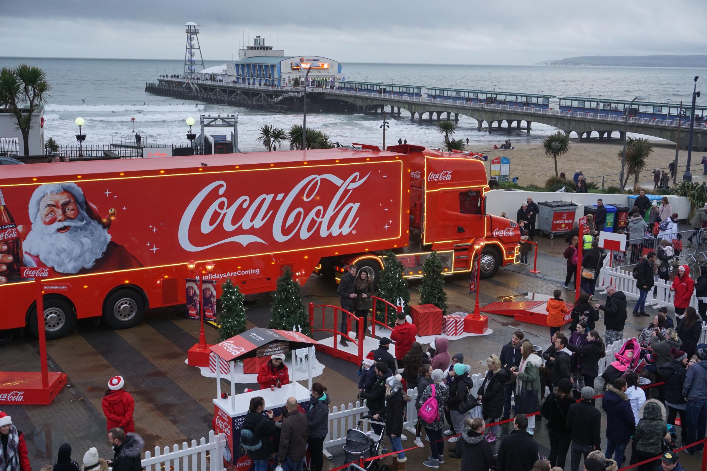 Coca-Cola truck rolls into town as part of Christmas tour