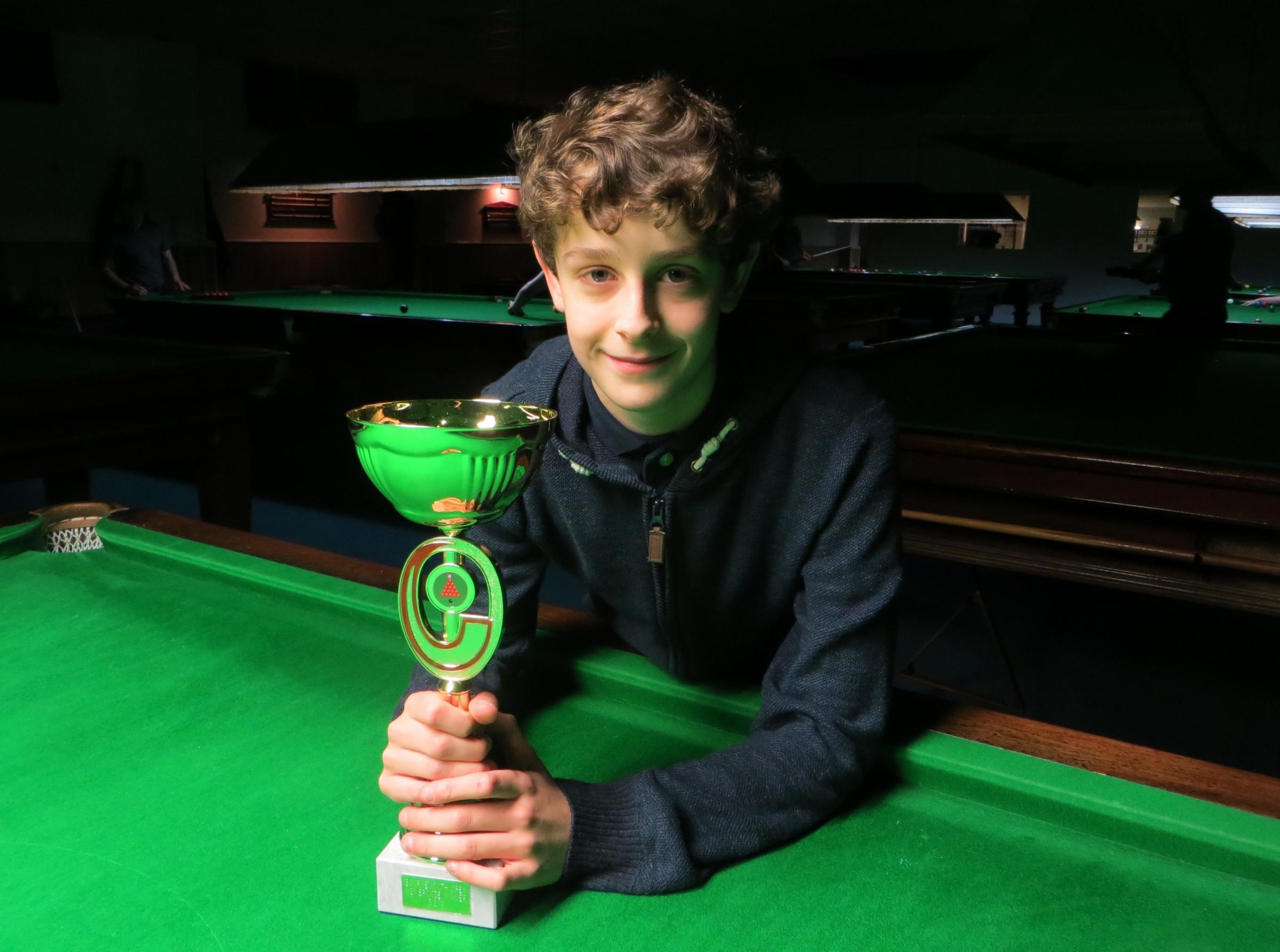 Talent Adam Cowdroy swaps racket for snooker cue to claim maiden win Bournemouth Echo