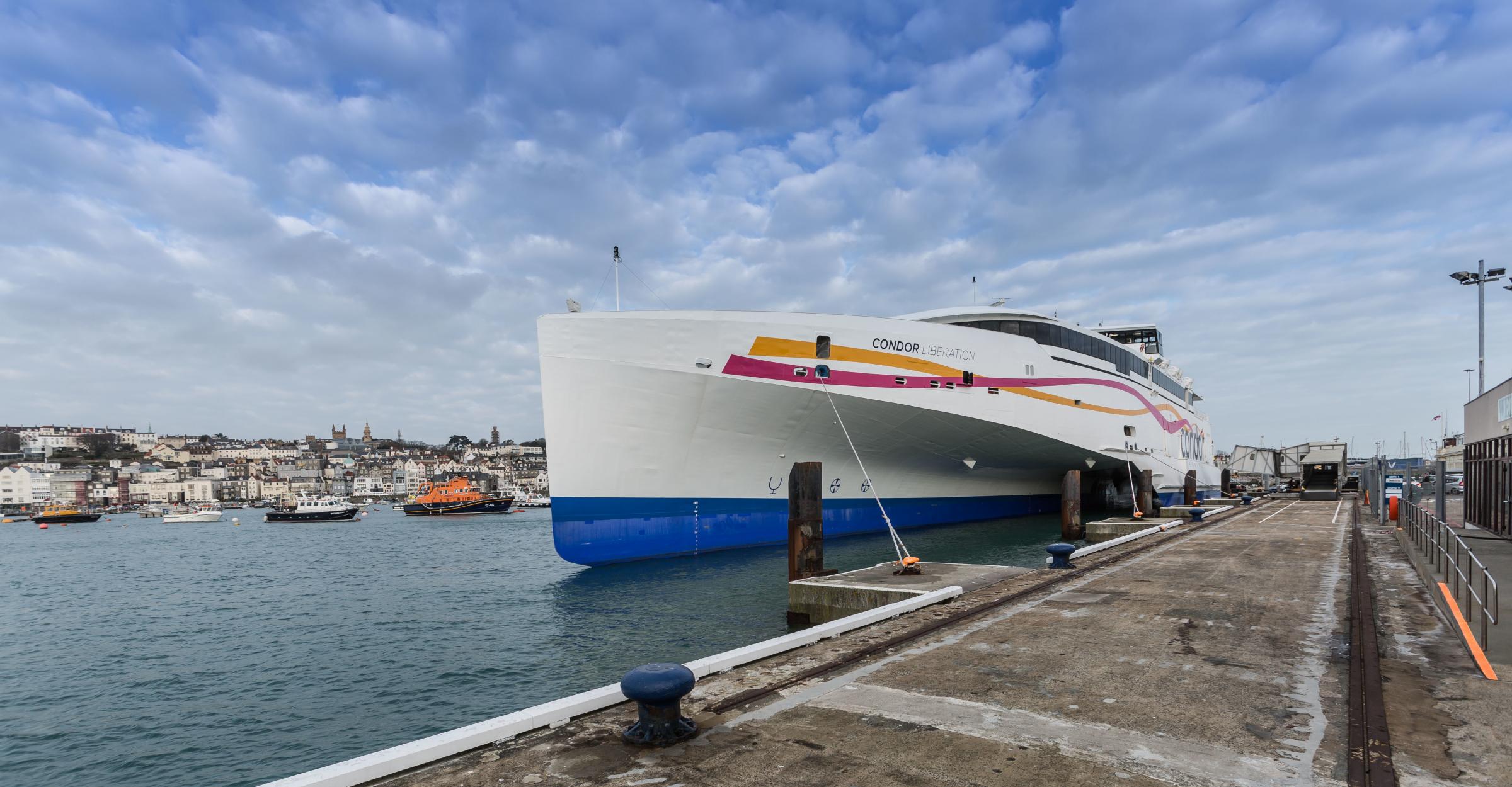 Condor Liberation first official visit to Guernsey and Jersey..